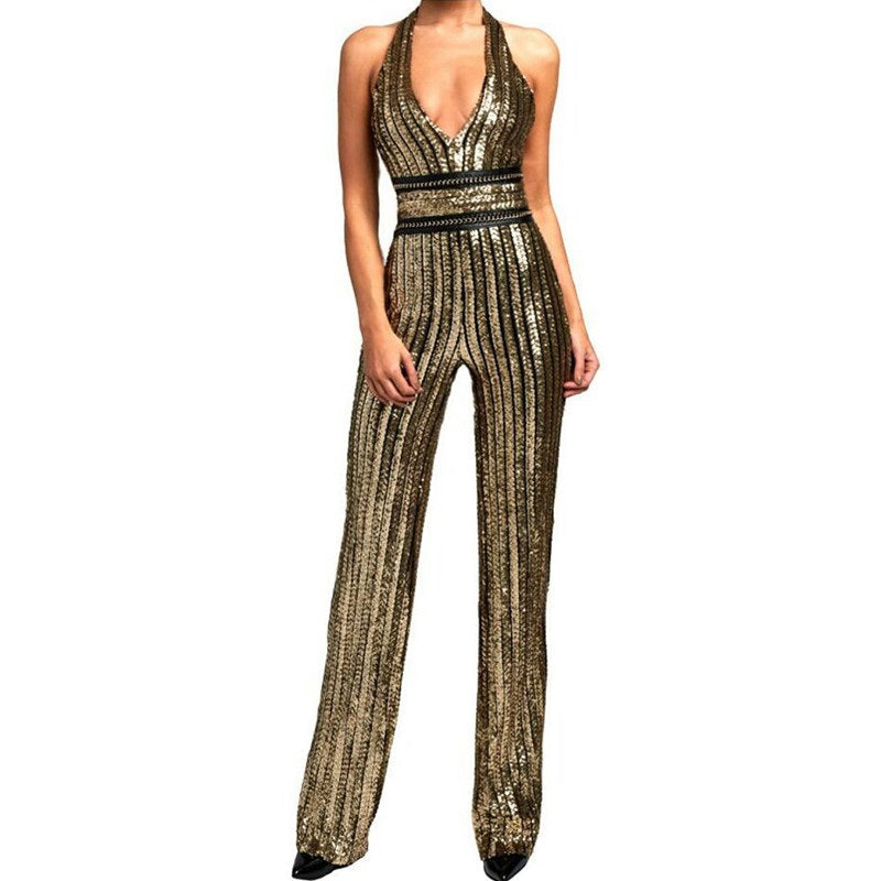  Tanmolo Formal Jumpsuits For Women V-neck Holiday Romper Plus  Size Wide Leg Business Womens Jumpsuits,Dark Green,M : Clothing, Shoes &  Jewelry