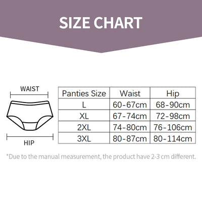 3 Pieces Silky Modal  High Waist Boyshort Breathable Soft Underwear