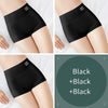 3 Pieces Silky Modal  High Waist Boyshort Breathable Soft Underwear