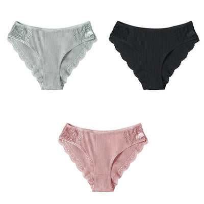 3PCS/Set Cotton Underwear Panties