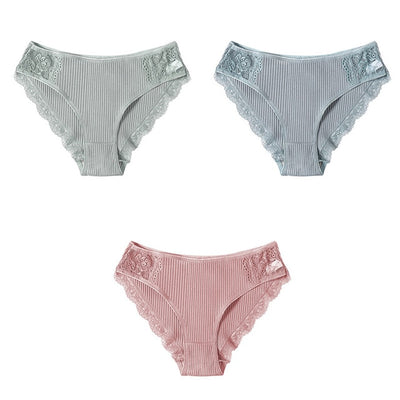 3PCS/Set Cotton Underwear Panties