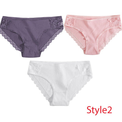 3PCS/Set Cotton Underwear Panties