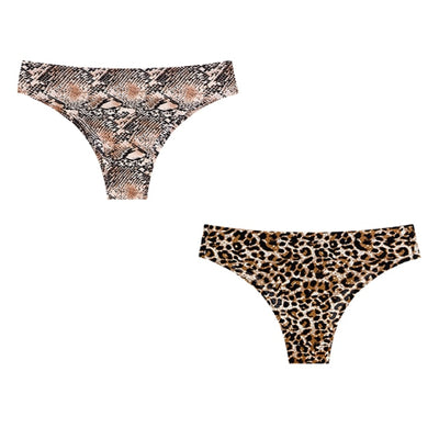 2pcs Leopard Underwear